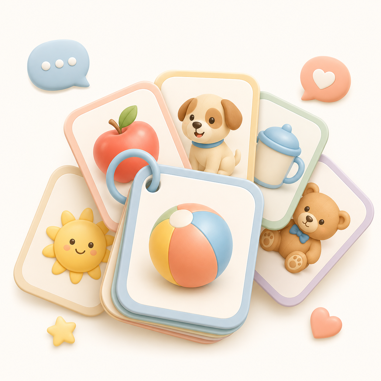 Toddler First Words Cards