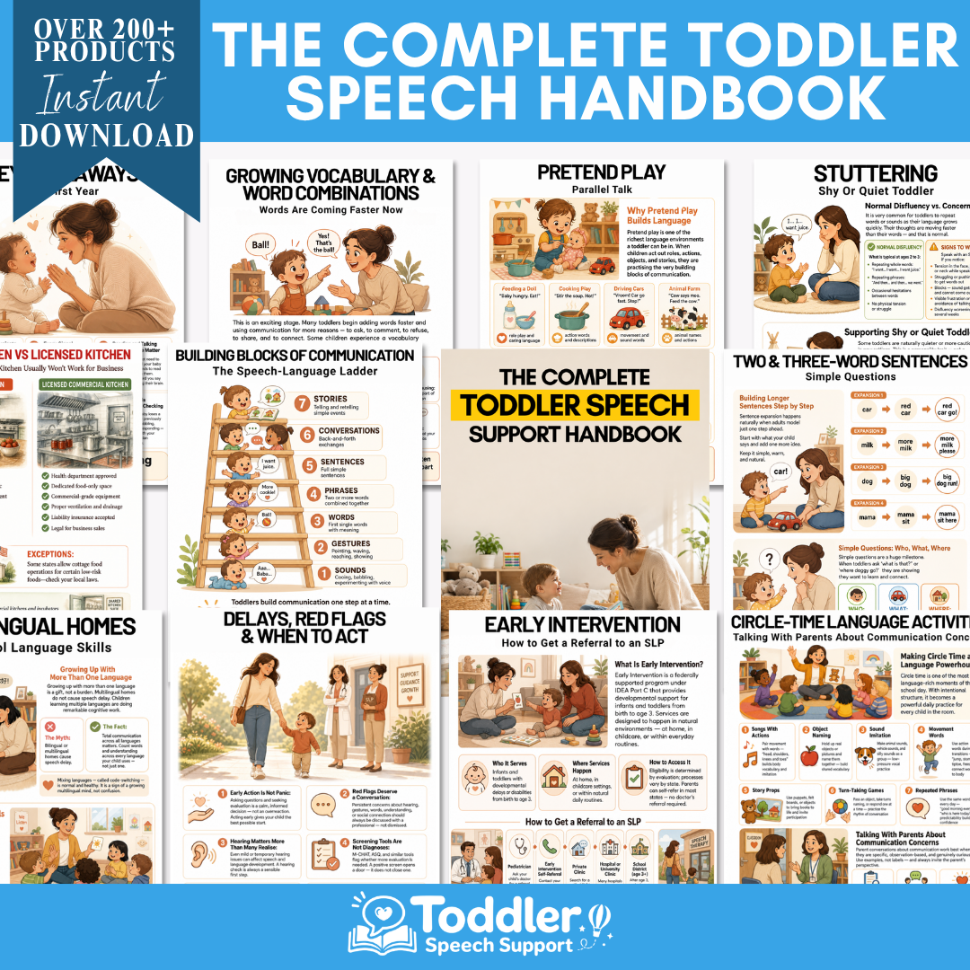 The Complete Toddler Speech Guide